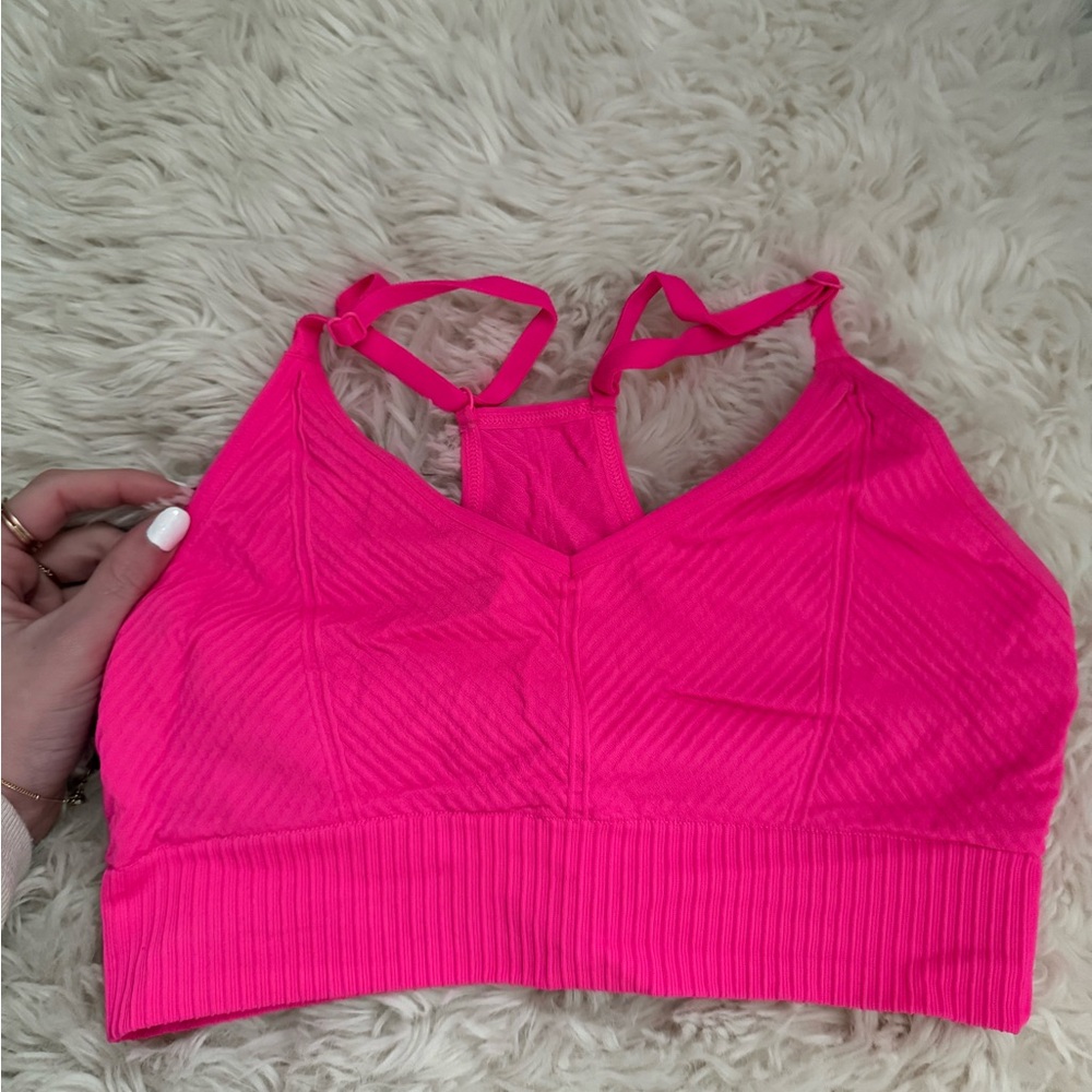 PINK Victoria's Secret Hot Pink Bralette